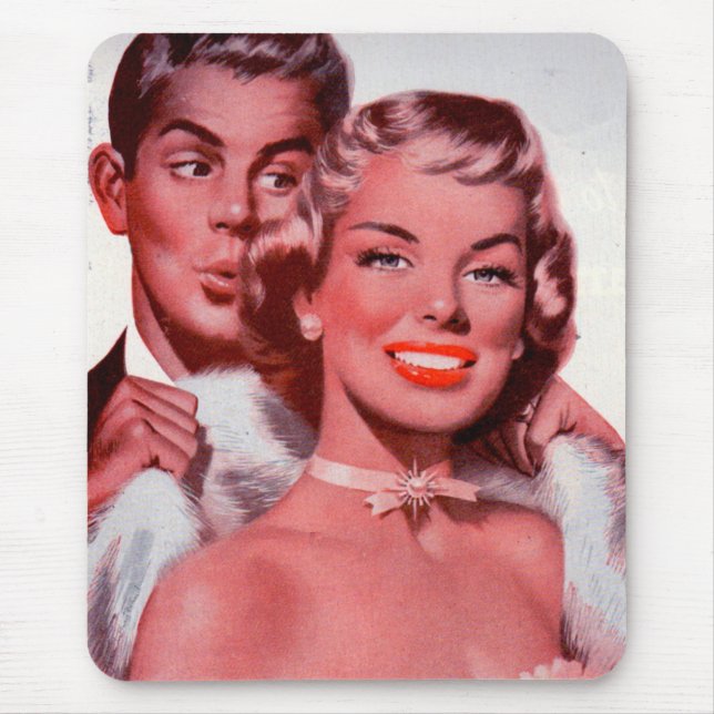 1950s hottest prom date mouse pad (Front)