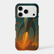 1950s inspired rocket ship