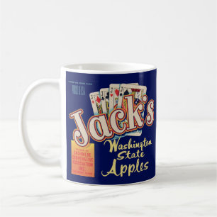 1950s Jack’s Washington State Apples crate label Coffee Mug