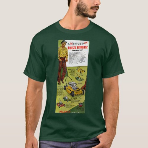 1950s Lawn Mower  T_Shirt