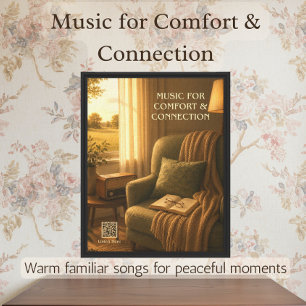 1950s Music for Comfort & Connection QR Canvas Print