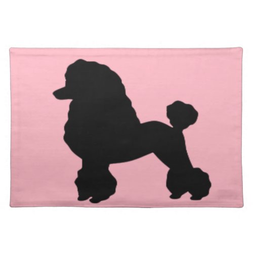 1950s Pink Poodle Inspired Placemat