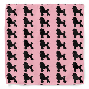 1950's Pink Poodle Skirt Bandana