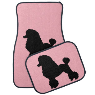1950s Pink Poodle Skirt Car Mats