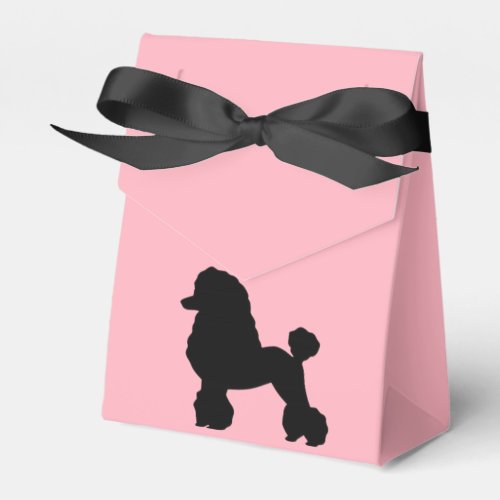 1950s Pink Poodle Skirt Inspired Favor Box