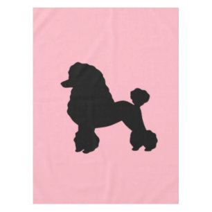 1950's Pink Poodle Skirt Inspired Tablecloth