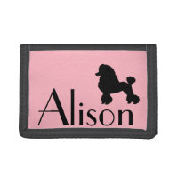 1950s Pink Poodle Skirt Inspired Wallet