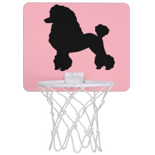 1950s Pink Poodle Skirt Mini Basketball Hoop