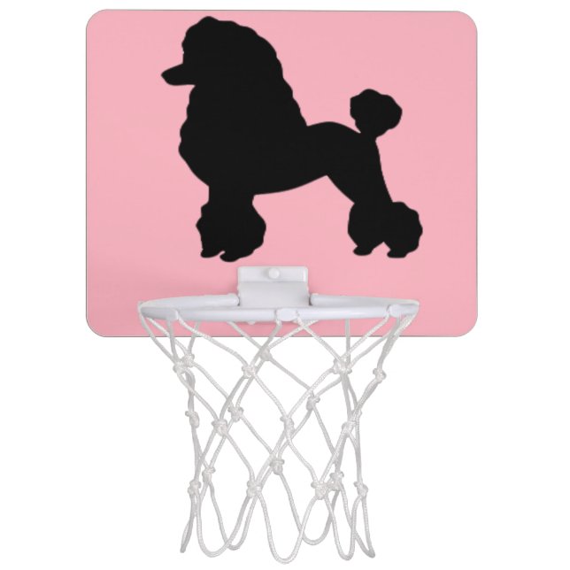 1950's Pink Poodle Skirt Mini Basketball Hoop (Front)