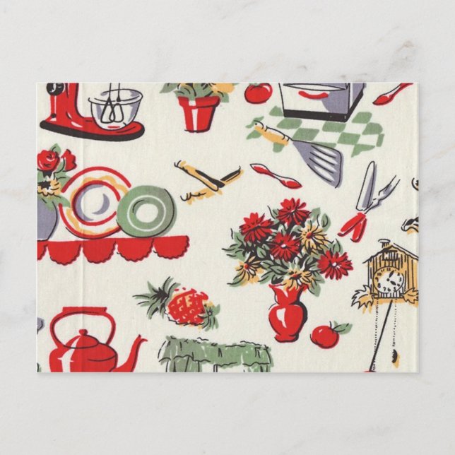 1950's Retro Designs Postcard (Front)