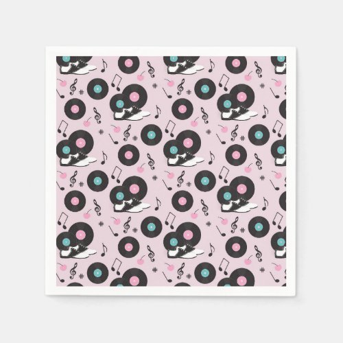 1950s Retro Diner Birthday Party Napkins