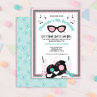 1950s Retro Diner Pink and Teal Birthday Party