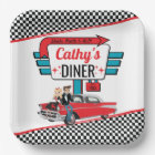 1950's Retro Diner White, Teal, Red Birthday Party