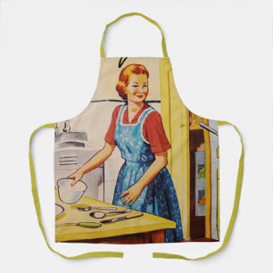 1950s Retro lover l Kitchen l Cooking woman Apron