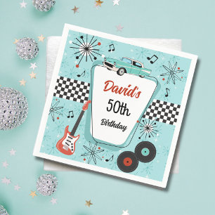 1950's Retro Party  Napkins