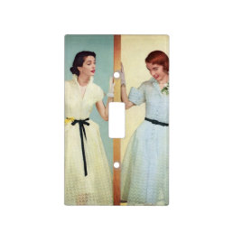 1950s retro vintage glamour women (3) light switch cover