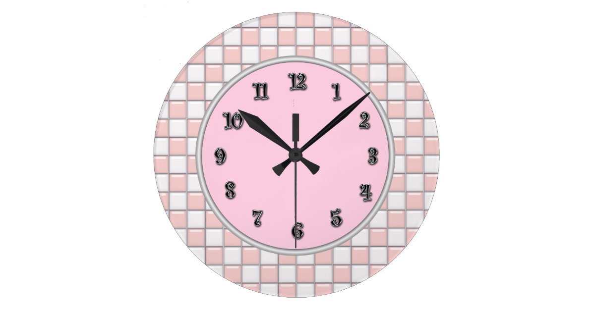 1950's Retro Wall Clocks | Zazzle