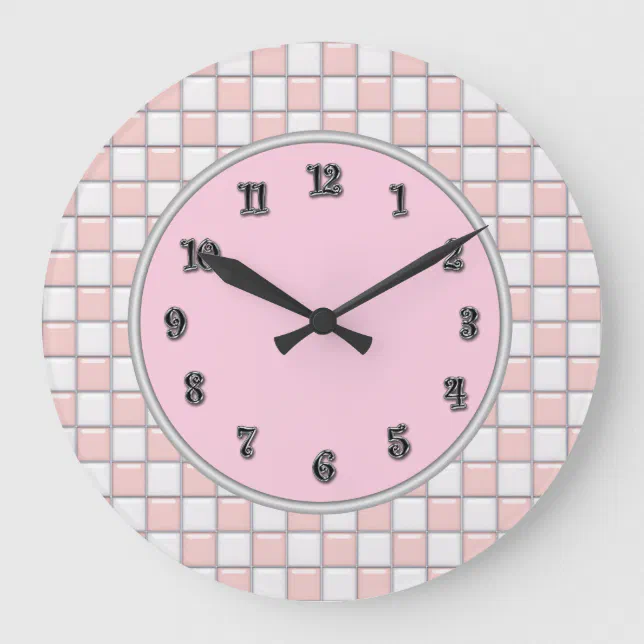 1950's Retro Wall Clocks | Zazzle