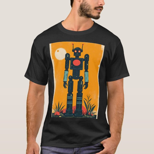 1950s Robot  T-Shirt (Front)