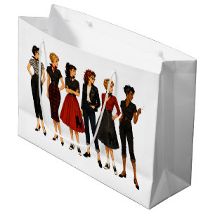 1950s Rockabilly Rebels Large Gift Bag