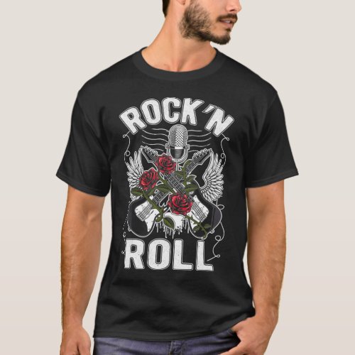 1950s Rockabilly Rock and Roll Music Lover T_Shirt