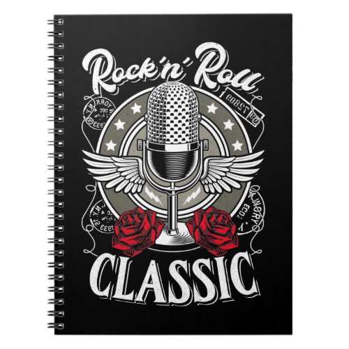 1950s Rockabilly Rock and Roll Music Notebook