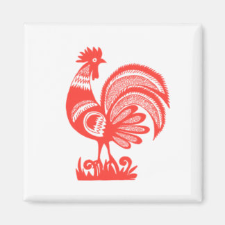 1950s Rooster Magnet