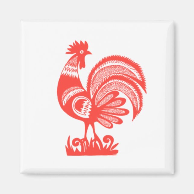 1950s Rooster Magnet (Front)