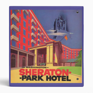 1950s Sheraton Park Hotel - Washington, DC ad 3 Ring Binder