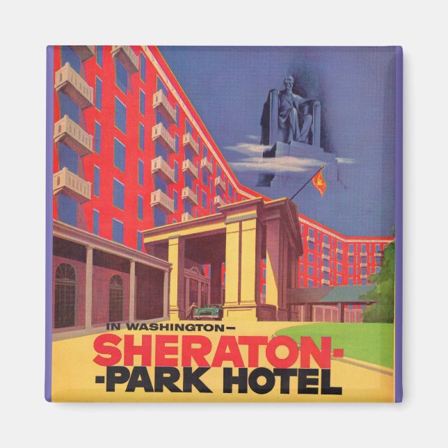 1950s Sheraton Park Hotel - Washington, DC ad Magnet (Front)