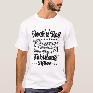 1950S Sock Hop Costume Retro 50S Rockabilly Vintag T-Shirt