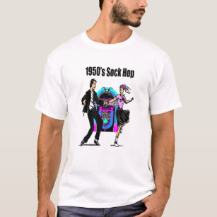  Sox Hop 50s Dance Fifties Sock Hop Party T-Shirt