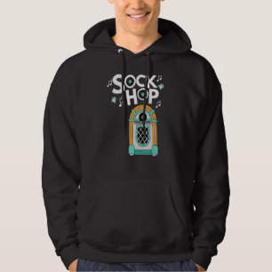 1950's Sock Hop Jukebox Theme Party For 50's Dance Hoodie