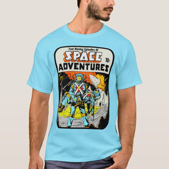 1950's Space Adventures T-Shirt (Front)