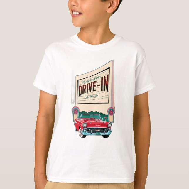  1950s-style drive-in movie T-Shirt (Front)
