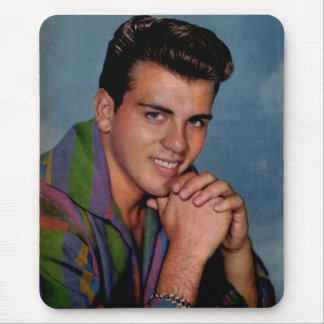 1950s teen pretty boy mouse pad