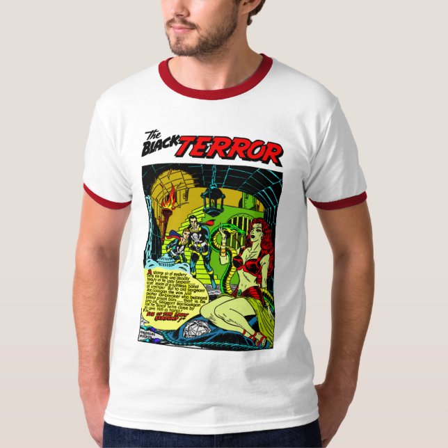 1950's The Black Terror T-Shirt (Front)