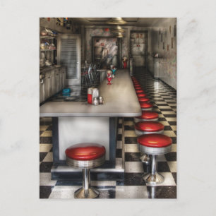 1950's - The Ice Cream Parlor Postcard
