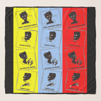 1950s three aces for Ace combs ad print Scarf