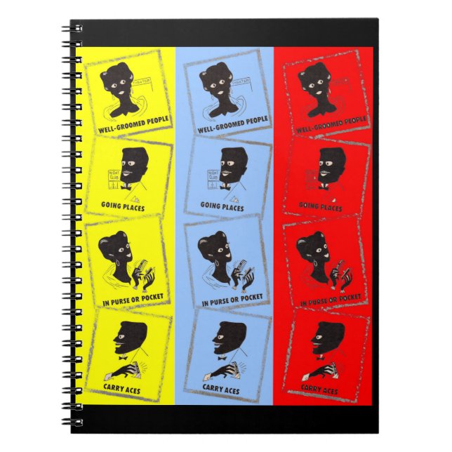 1950s three aces for Ace combs Notebook (Front)