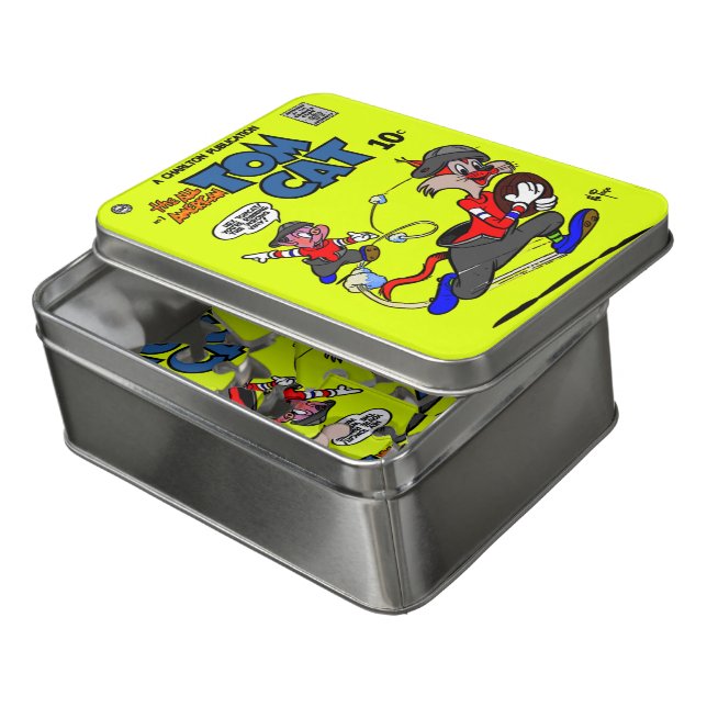 1950's Tom Cat Acrylic Puzzle (Lid Open)