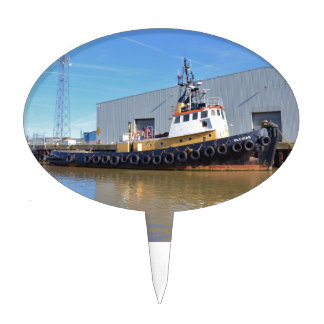 1950s Tug Boat Gluvias Cake Topper
