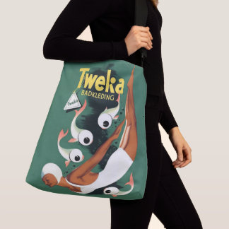 1950s Tweka swimsuit ad Crossbody Bag