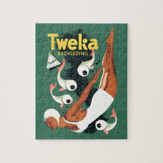 1950s Tweka swimsuit ad Jigsaw Puzzle