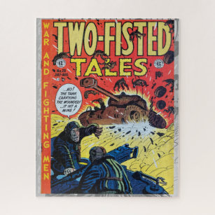 1950s TWO FISTED TALES COMIC BOOK JIGSAW PUZZLE