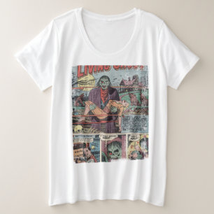 1950s Vintage Comic Plus Size T-Shirt