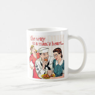 1950s Vintage Sailor and Housewife Coffee Mug