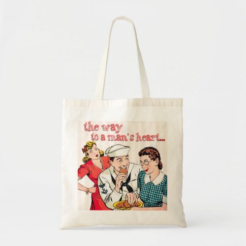 1950s Vintage Sailor and Housewife Tote Bag