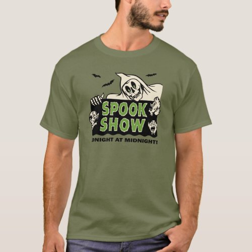 1950s Vintage Spook Show Poster Art T_Shirt