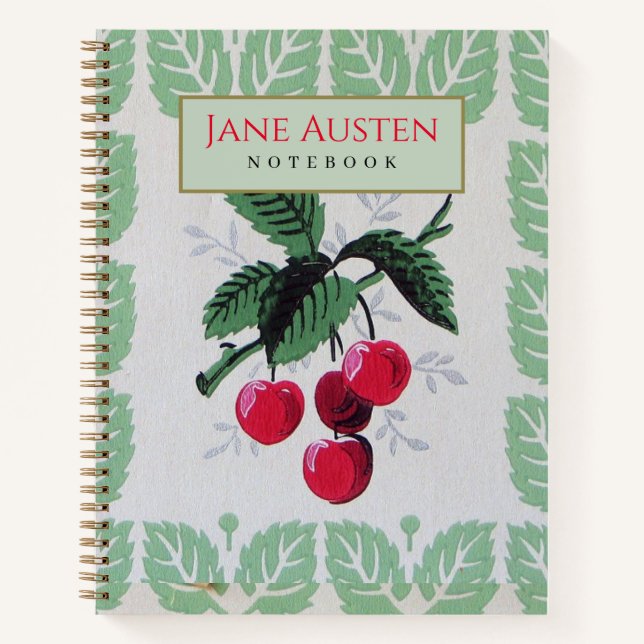 1950's vintage wallpaper Personalized  Notebook (Front)